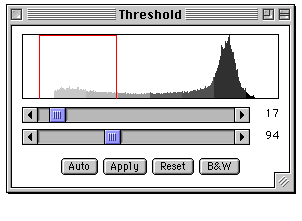 threshold and select objects imagej